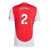 Maglia ufficiale Arsenal Saliba 2 Casa 2024-25 per Bambino